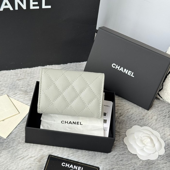 CHANEL AP0230 84401 三つ折り財布 細粒牛皮 サイズ:10.5x7.5cm