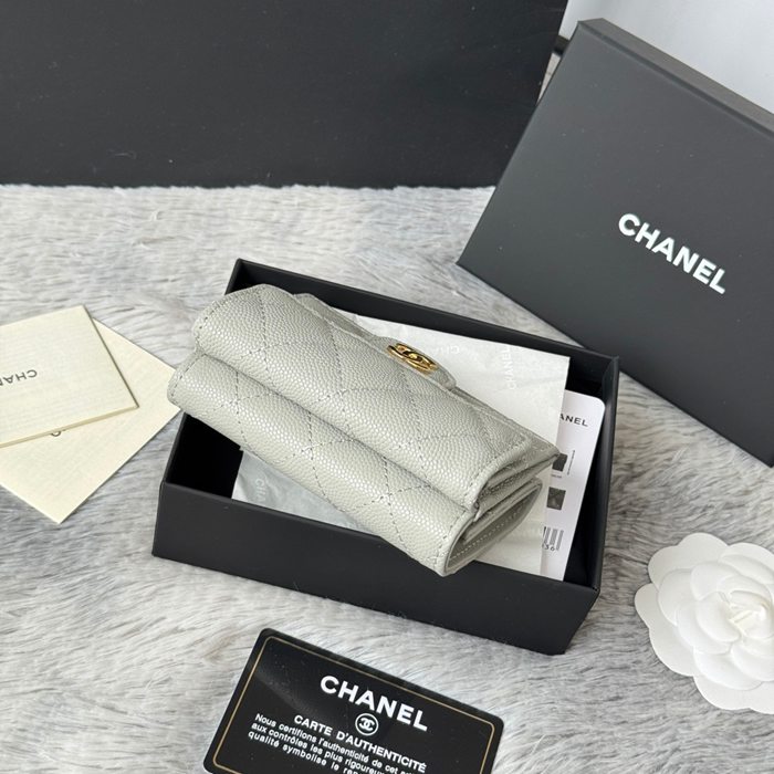 CHANEL AP0230 84401 三つ折り財布 細粒牛皮 サイズ:10.5x7.5cm