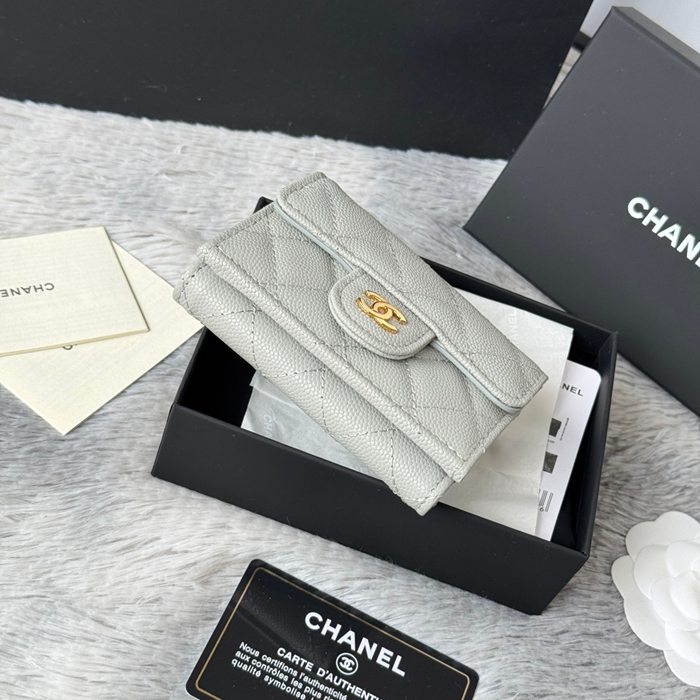 CHANEL AP0230 84401 三つ折り財布 細粒牛皮 サイズ:10.5x7.5cm
