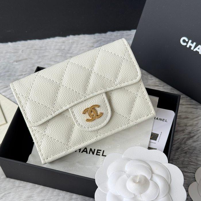 CHANEL AP0230 84401 三つ折り財布 細粒牛皮 サイズ:10.5x7.5cm