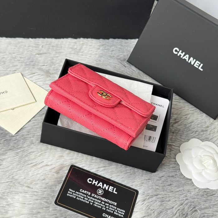 CHANEL AP0230 84401 三つ折り財布 細粒牛皮 サイズ:10.5x7.5cm