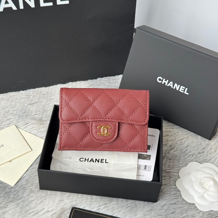 CHANEL AP0230 84401 三つ折り財布 細粒牛皮 サイズ:10.5x7.5cm
