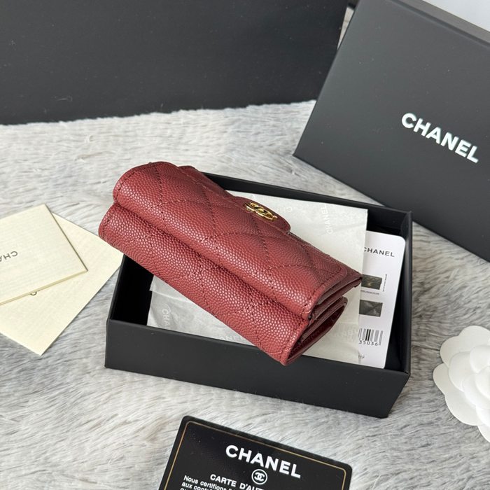 CHANEL AP0230 84401 三つ折り財布 細粒牛皮 サイズ:10.5x7.5cm