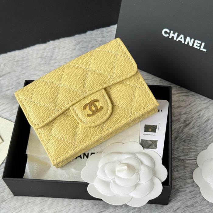 CHANEL AP0230 84401 三つ折り財布 細粒牛皮 サイズ:10.5x7.5cm
