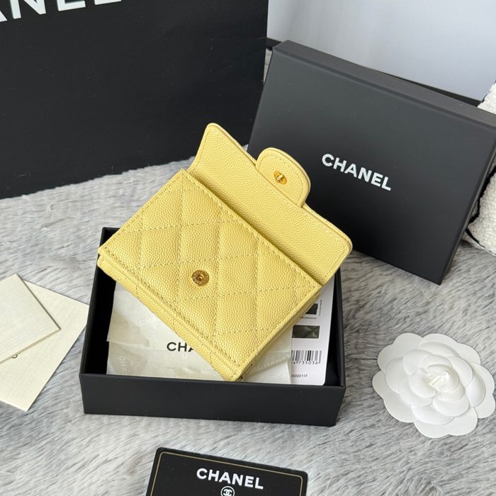 CHANEL AP0230 84401 三つ折り財布 細粒牛皮 サイズ:10.5x7.5cm