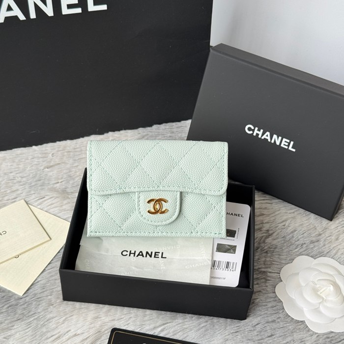 CHANEL AP0230 84401 三つ折り財布 細粒牛皮 サイズ:10.5x7.5cm