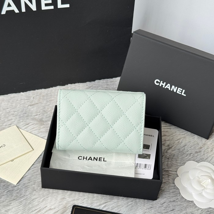 CHANEL AP0230 84401 三つ折り財布 細粒牛皮 サイズ:10.5x7.5cm