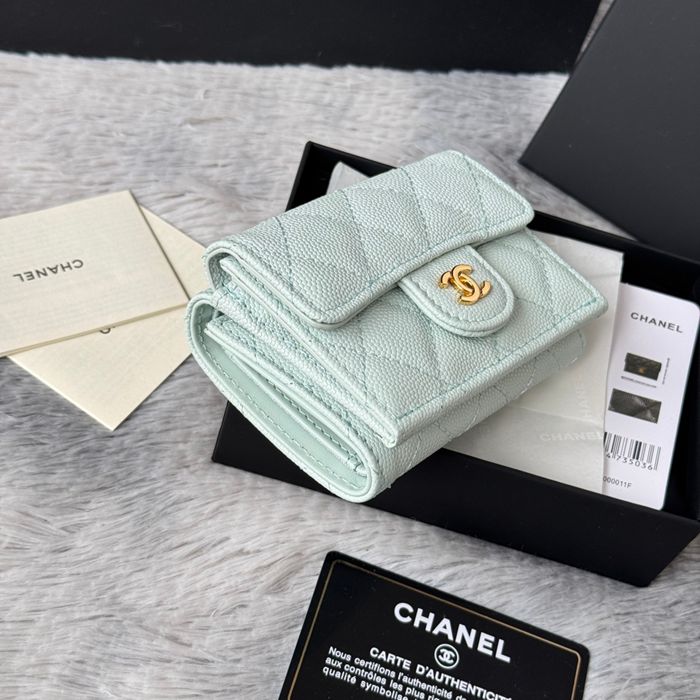 CHANEL AP0230 84401 三つ折り財布 細粒牛皮 サイズ:10.5x7.5cm