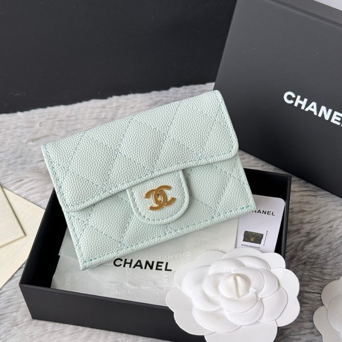 CHANEL AP0230 84401 三つ折り財布 細粒牛皮 サイズ:10.5x7.5cm