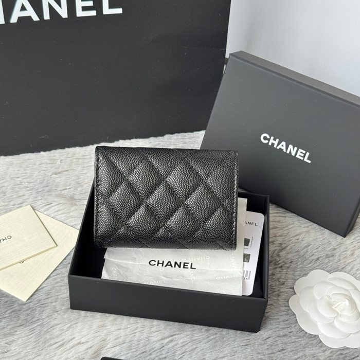 CHANEL AP0230 84401 三つ折り財布 細粒牛皮 サイズ:10.5x7.5cm