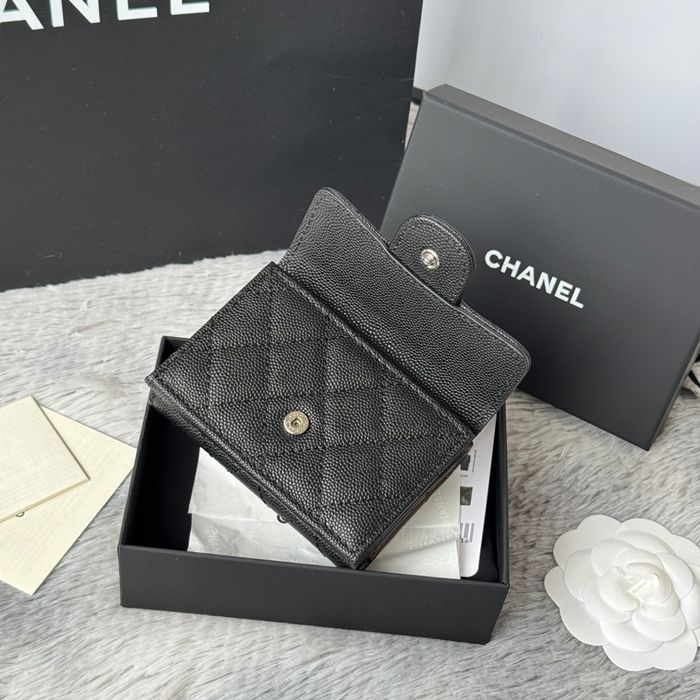 CHANEL AP0230 84401 三つ折り財布 細粒牛皮 サイズ:10.5x7.5cm