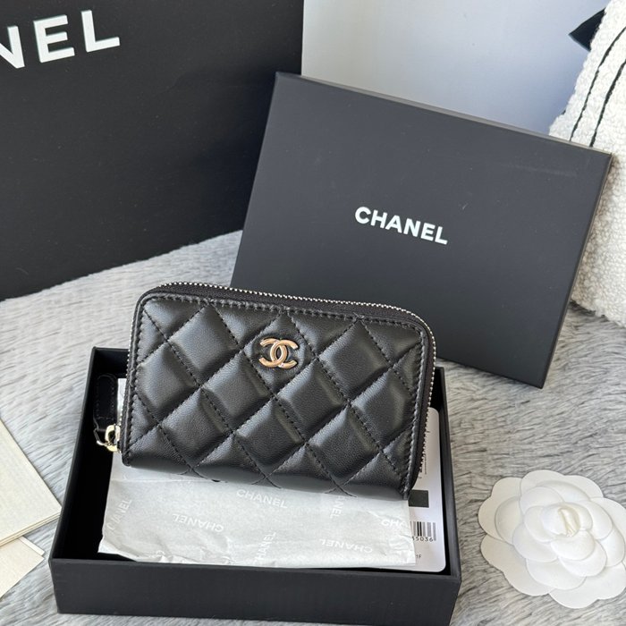 CHANEL 3686 0112 25c ラージジッピー長財布 カヴィア粒革 サイズ:12x8x2cm
