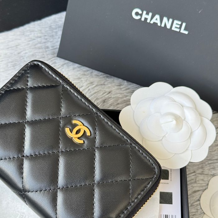 CHANEL 3686 0112 25c ラージジッピー長財布 カヴィア粒革 サイズ:12x8x2cm