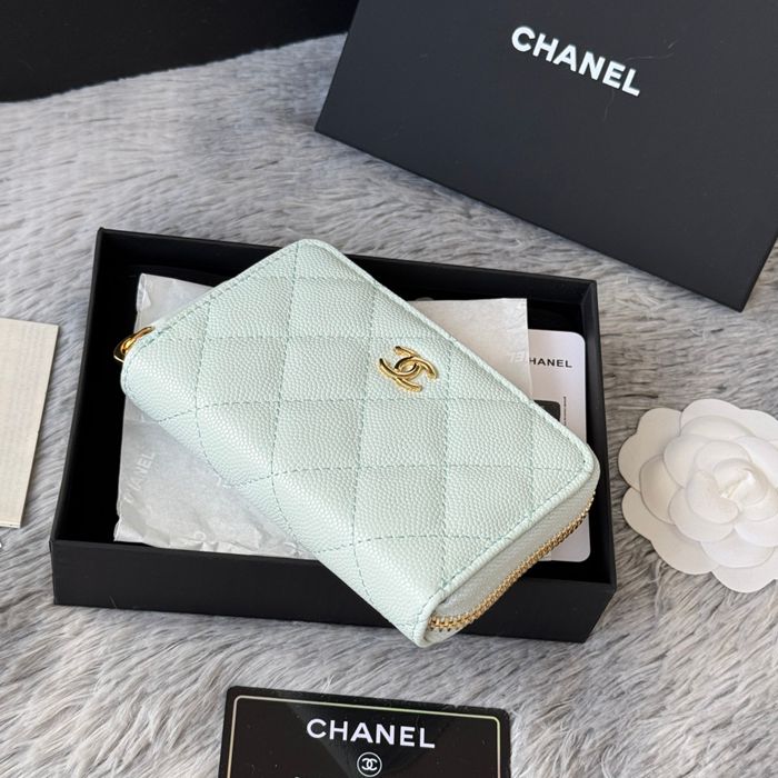 CHANEL 3686 0112 25c ラージジッピー長財布 カヴィア粒革 サイズ:12x8x2cm