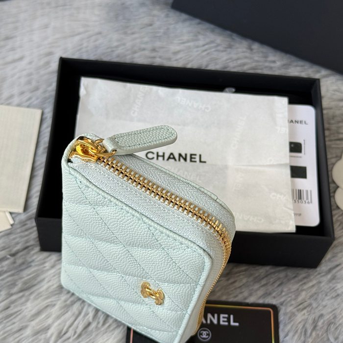 CHANEL 3686 0112 25c ラージジッピー長財布 カヴィア粒革 サイズ:12x8x2cm