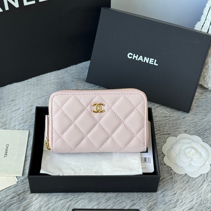 CHANEL 3686 0112 25c ラージジッピー長財布 カヴィア粒革 サイズ:12x8x2cm