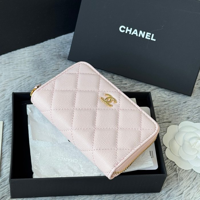 CHANEL 3686 0112 25c ラージジッピー長財布 カヴィア粒革 サイズ:12x8x2cm