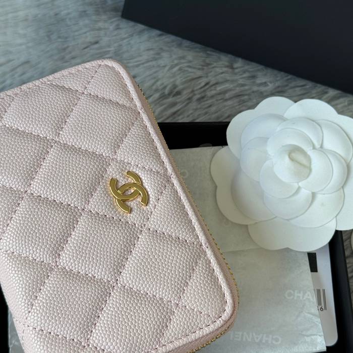 CHANEL 3686 0112 25c ラージジッピー長財布 カヴィア粒革 サイズ:12x8x2cm
