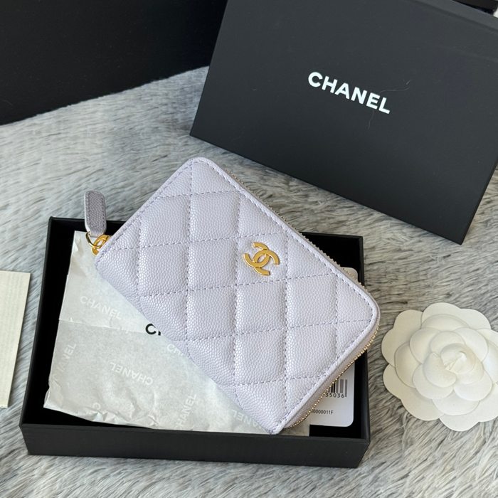 CHANEL 3686 0112 25c ラージジッピー長財布 カヴィア粒革 サイズ:12x8x2cm