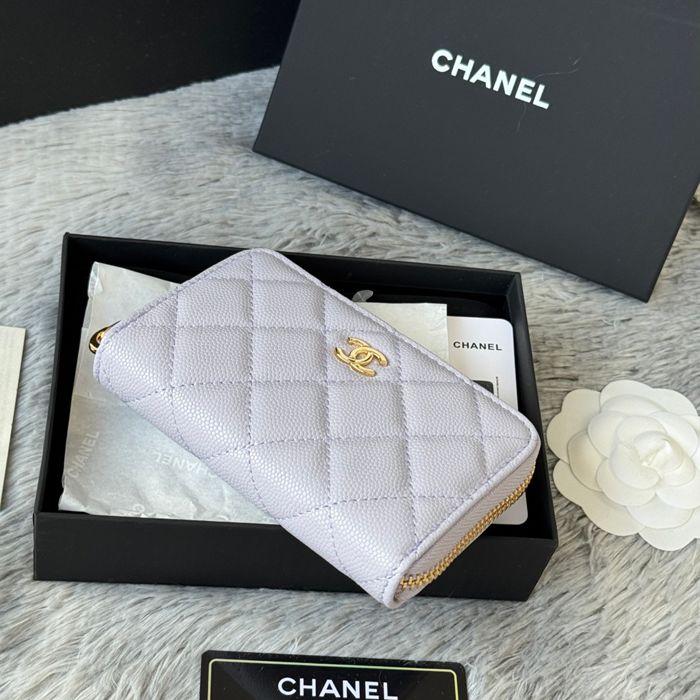 CHANEL 3686 0112 25c ラージジッピー長財布 カヴィア粒革 サイズ:12x8x2cm