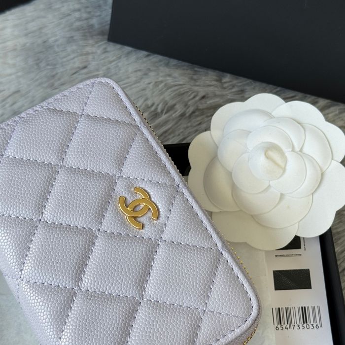 CHANEL 3686 0112 25c ラージジッピー長財布 カヴィア粒革 サイズ:12x8x2cm