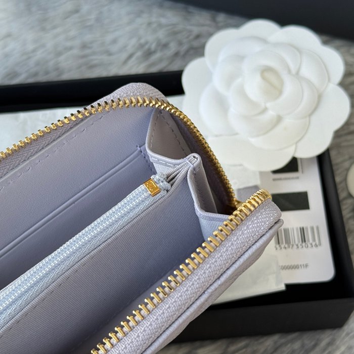 CHANEL 3686 0112 25c ラージジッピー長財布 カヴィア粒革 サイズ:12x8x2cm