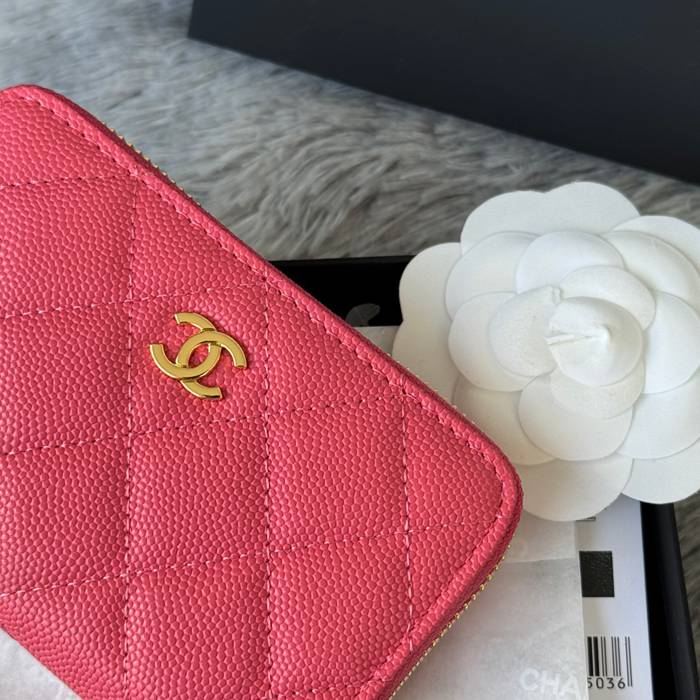 CHANEL 3686 0112 25c ラージジッピー長財布 カヴィア粒革 サイズ:12x8x2cm