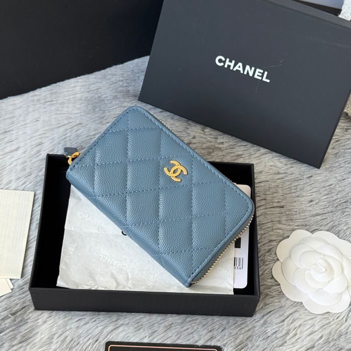 CHANEL 3686 0112 25c ラージジッピー長財布 カヴィア粒革 サイズ:12x8x2cm
