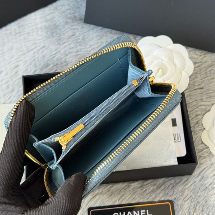 CHANEL 3686 0112 25c ラージジッピー長財布 カヴィア粒革 サイズ:12x8x2cm