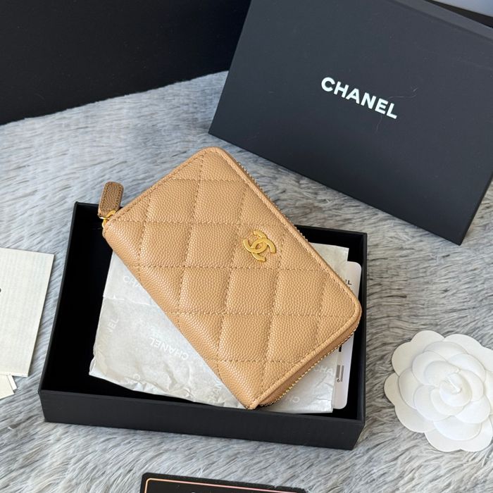 CHANEL 3686 0112 25c ラージジッピー長財布 カヴィア粒革 サイズ:12x8x2cm
