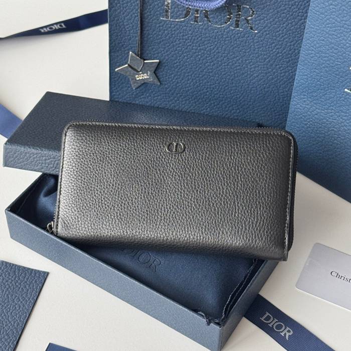 DIOR 2ESBC252YSE 長財布 ジッピー 荔枝紋牛皮 サイズ:19.8x11x2.5cm