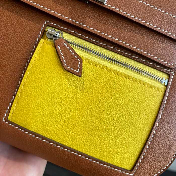 HERMES ケリー デペッシュ 25 クラッチバッグ エバーカラー革 ショルダーストラップ付き サイズ:
