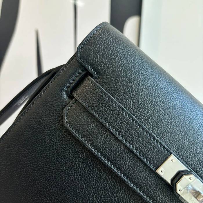 HERMES ケリー デペッシュ 25 クラッチバッグ エバーカラー革 ショルダーストラップ付き サイズ: