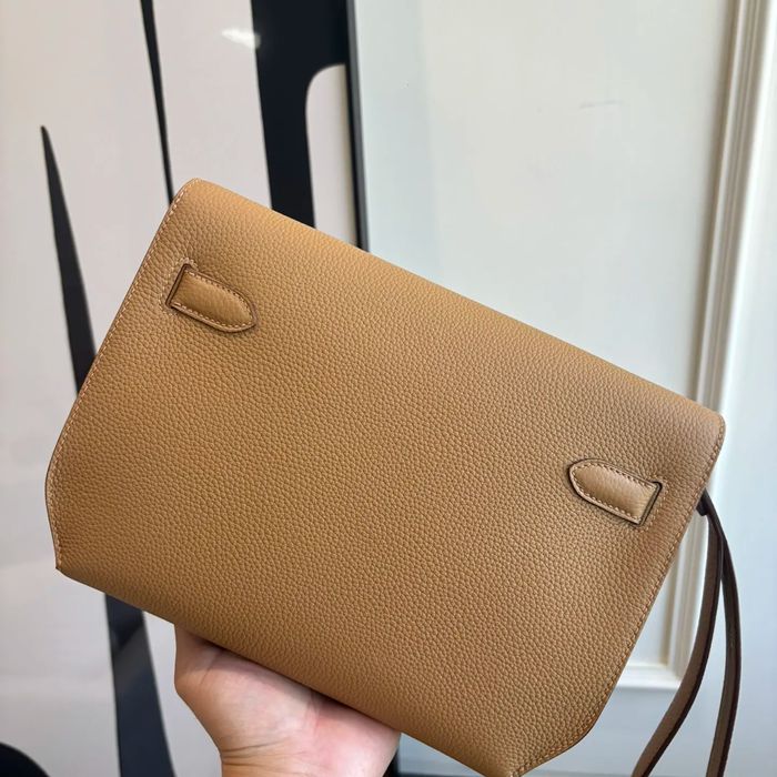 HERMES ケリー デペッシュ 25 クラッチバッグ トゴ革 ショルダーストラップ付き サイズ: