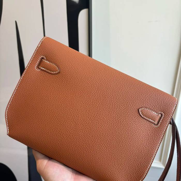 HERMES ケリー デペッシュ 25 クラッチバッグ トゴ革 ショルダーストラップ付き サイズ: