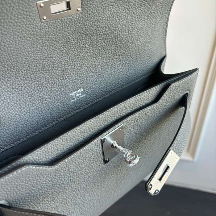 HERMES ケリー デペッシュ 25 クラッチバッグ トゴ革 ショルダーストラップ付き サイズ: