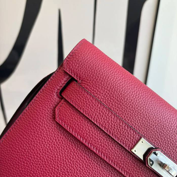HERMES ケリー デペッシュ 25 クラッチバッグ トゴ革 ショルダーストラップ付き サイズ: