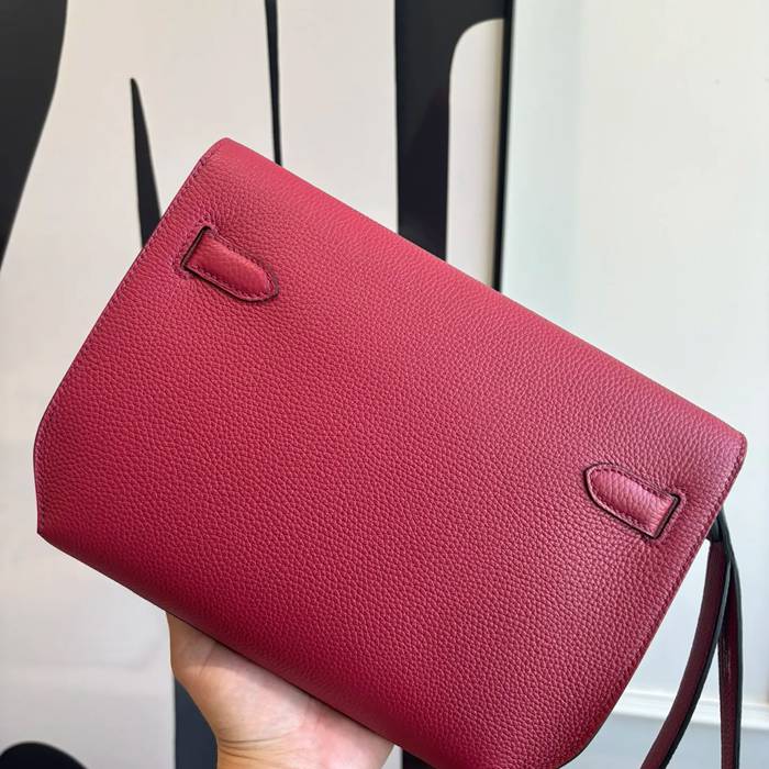 HERMES ケリー デペッシュ 25 クラッチバッグ トゴ革 ショルダーストラップ付き サイズ: