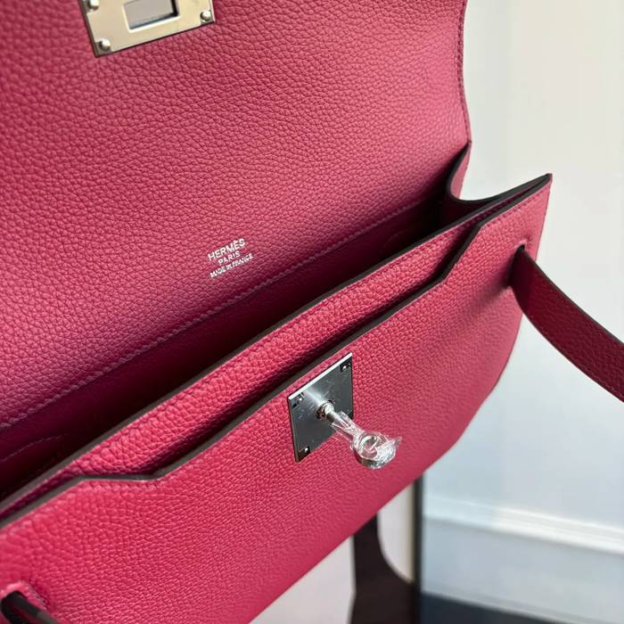 HERMES ケリー デペッシュ 25 クラッチバッグ トゴ革 ショルダーストラップ付き サイズ: