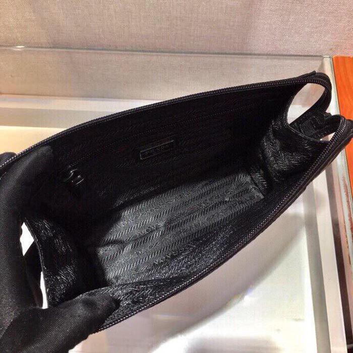 PRADA 2NE789 クラッチバッグ ナイロン三角ロゴ サイズ:24x17x6.5cm