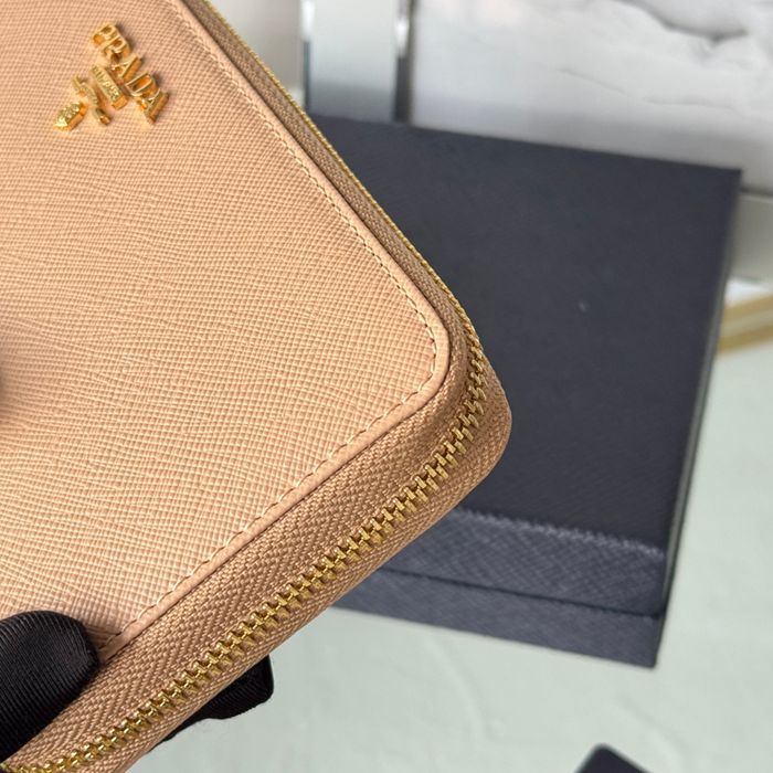 PRADA 1ML506 クラシックジッピー長財布 サフィアーノ十字紋 サイズ:19x12cm