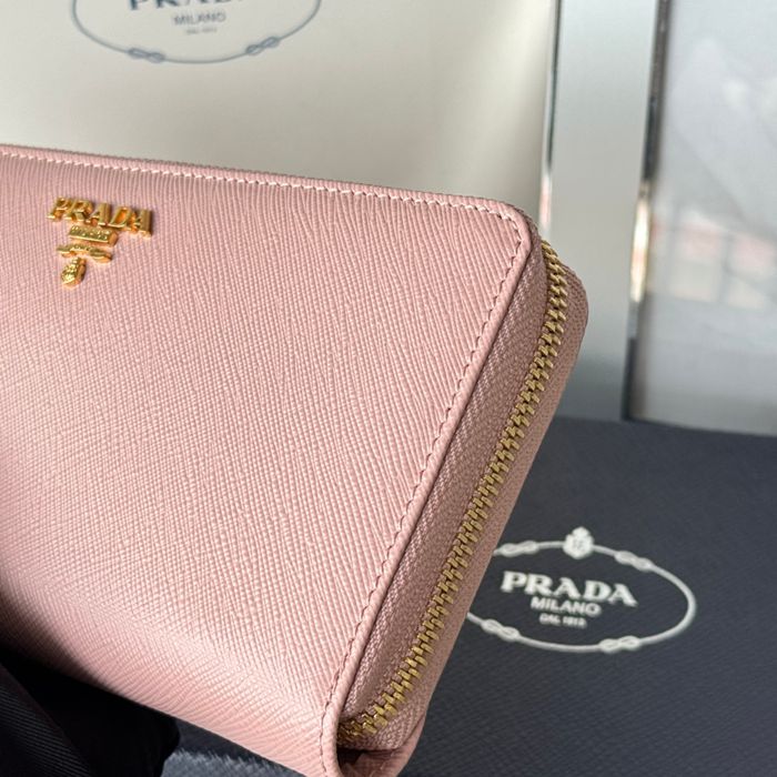 PRADA 1ML506 クラシックジッピー長財布 サフィアーノ十字紋 サイズ:19x12cm