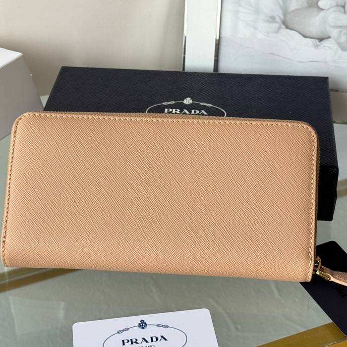 PRADA 1ML506 クラシックジッピー長財布 サフィアーノ十字紋 サイズ:19x12cm