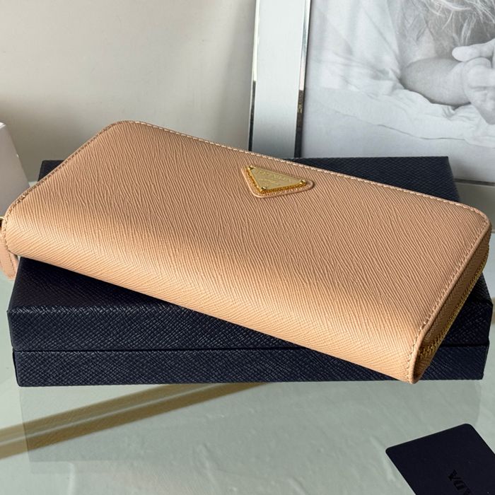 PRADA 1ML506 クラシックジッピー長財布 サフィアーノ十字紋 サイズ:19x12cm