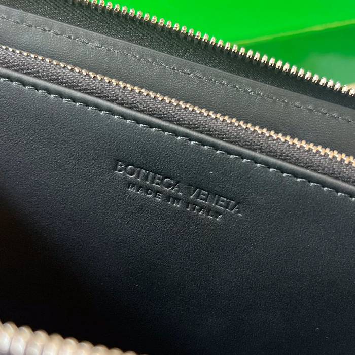 BOTTEGA VENETA BV 593217 メンズ編み財布 クラシック編み牛皮 19x10cm サイズ:19x10cm