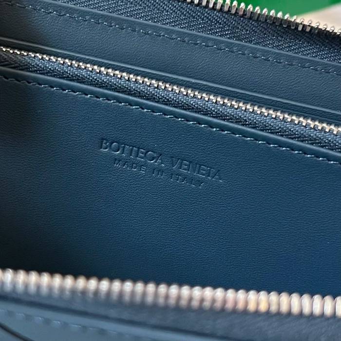 BOTTEGA VENETA BV 593217 メンズ編み財布 クラシック編み牛皮 19x10cm サイズ:19x10cm