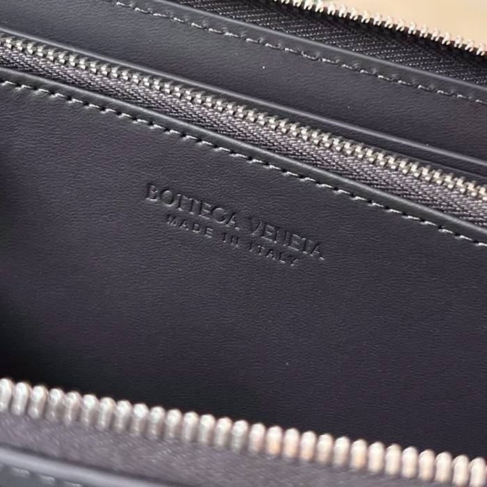 BOTTEGA VENETA BV 593217 メンズ編み財布 クラシック編み牛皮 19x10cm サイズ:19x10cm