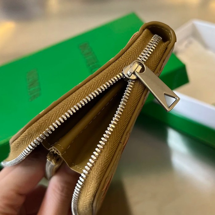 BOTTEGA VENETA BV 593217 メンズ編み財布 クラシック編み牛皮 19x10cm サイズ:19x10cm