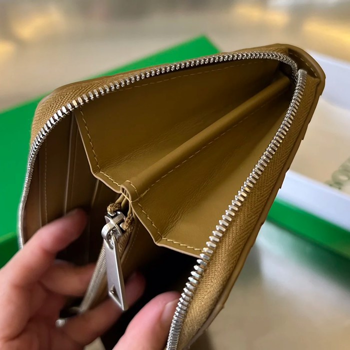 BOTTEGA VENETA BV 593217 メンズ編み財布 クラシック編み牛皮 19x10cm サイズ:19x10cm
