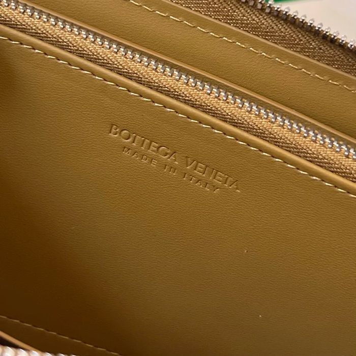 BOTTEGA VENETA BV 593217 メンズ編み財布 クラシック編み牛皮 19x10cm サイズ:19x10cm
